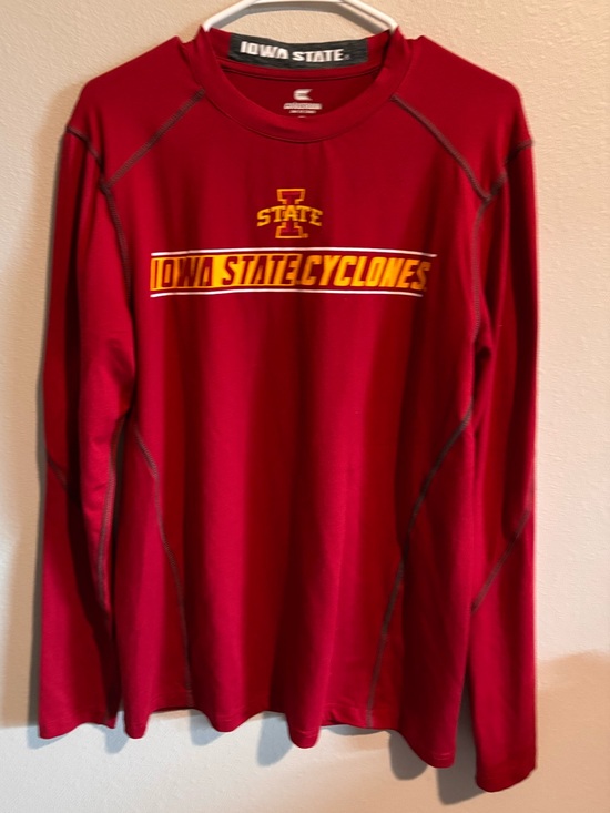 Colosseum Other - Cyclones Red Long-Sleeve Performance Shirt Size M